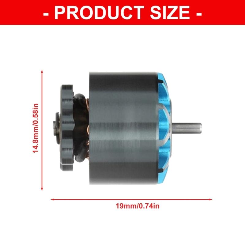 Fast Speed Brushless Motor 1106 6000KV For FPV Drones And Aerial Photography Equipment Durability Metal Construction