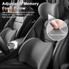 Car Headrest & Lumbar Support Cushion Car Neck Pillow And Lumbar Support Adjustable Straps for Neck Back Pain Relief