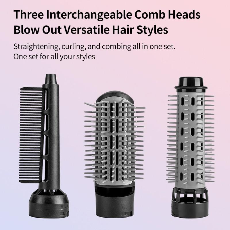 Hair Dryer Comb Hot Air Curling For Hair Roller Blow Dryer Ionic Hair Straightening Brush Quick Dry Hair Curler Curling Iron