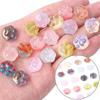2000pcs/lot Colorful Bear Claw Loose Beads Glass Beads Handcraft Accessories For DIY Jewelry Making Charms Bracelet Necklace Findings