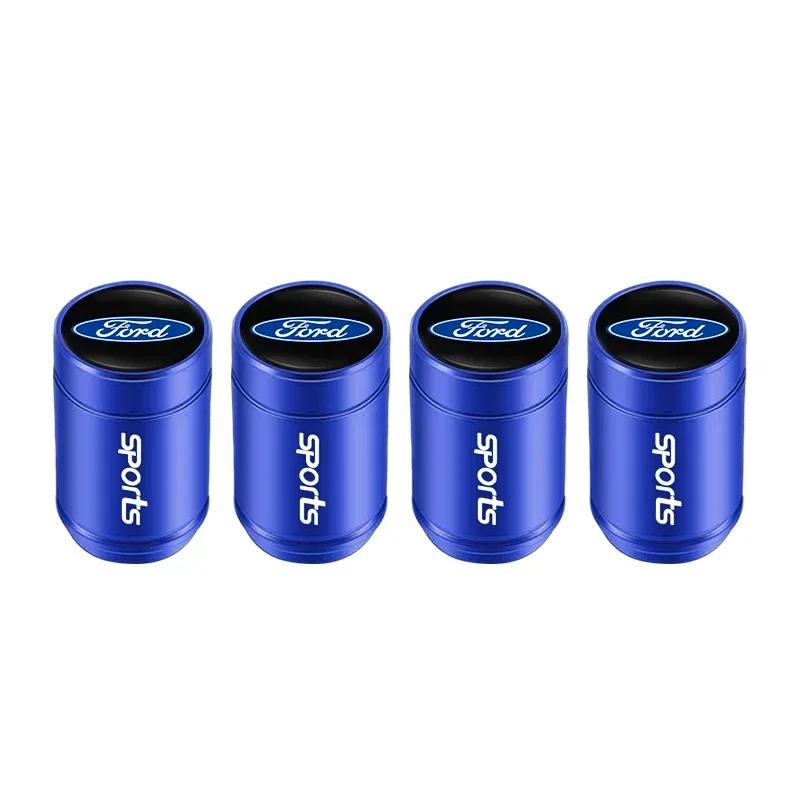 New 2026 Car Sticker Ford New 2025 Hot Metal Car Badge Wheel Tire Valve Caps Cover Tire Decoration For Ford Focus 2 3 Mondeo Kug