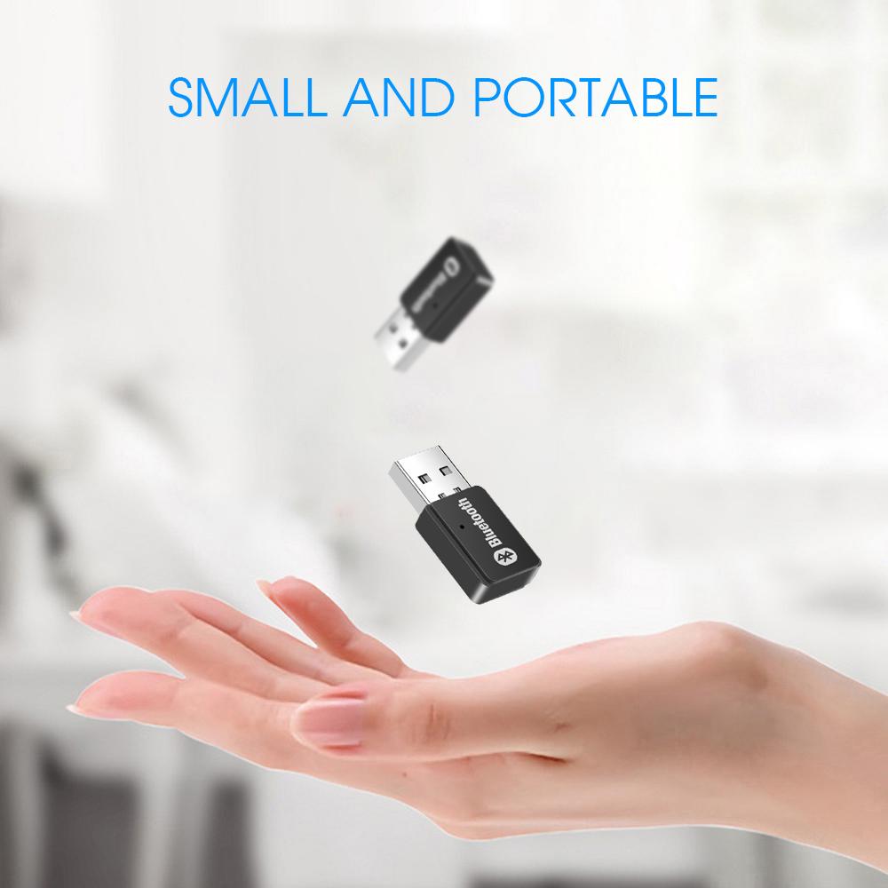 Автомобильный Bluetooth 5.0 аудиопередатчик USB Dongle беспроводной аудиопередатчик стерео музыкальный Bluetooth-адаптер для ноутбука
