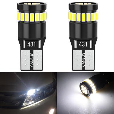 2x Светодиодные лампы T10 W5W Canbus Белый Цвет Для Габаритных огней Citroen C5 C3 C4 Picasso Xsara Berlingo Saxo C2 C1 C4L DS3 Xantia