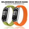 Нейлоновый ремешок для Mi Band 10 9 8 Ремешок Ремешок для умных часов для Xiaomi Smart Band 8 Ремешок Miband 8 9 Correa Запасные аксессуары