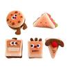 Plush Cartoon Food Refrigerator Magnet Stuffed Bread Pizza Sandwich Milk Tea Cookies Fridge Magnet Home Office Decorative
