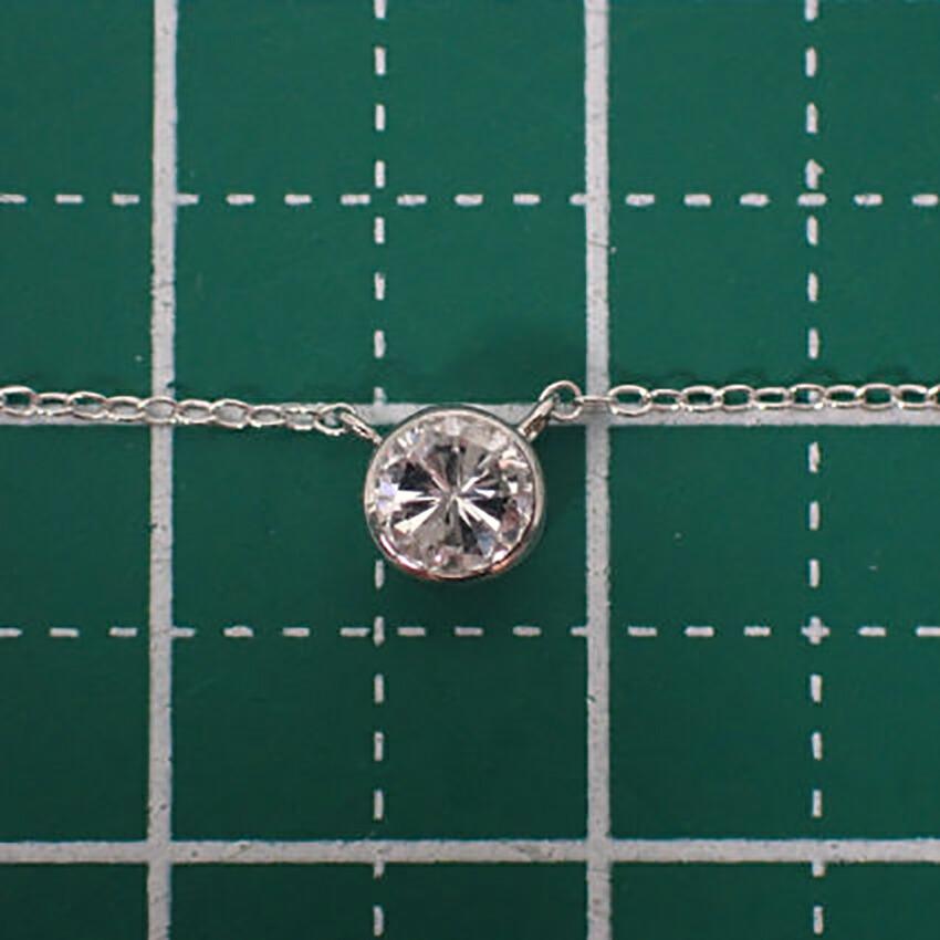 [Новое] Двойное подвесное ожерелье Fukurin с бриллиантами Pt900/SV925 [i11-9]