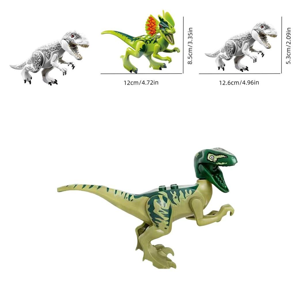 Small Particle Building Blocks Kit With 0-38 Pieces For Creative Dinosaur Construction