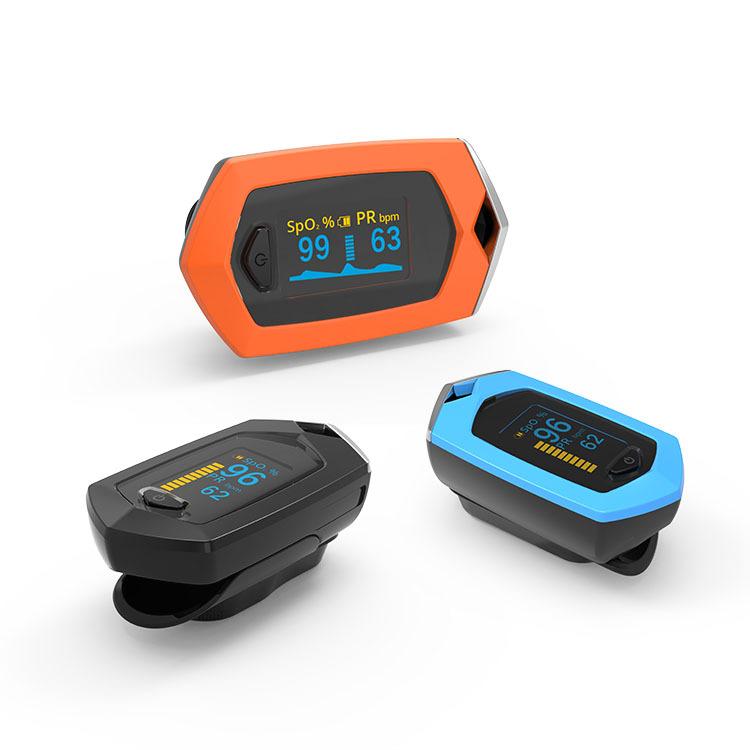 Медицинский перезаряжаемый пальцевый пульсоксиметр, встроенная литиевая батарея, измеритель насыщения крови кислородом, портативный монитор сердечного ритма Spo2