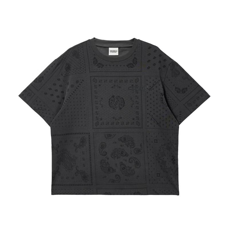 Мужская футболка Jack & Jones свободного кроя с принтом пейсли