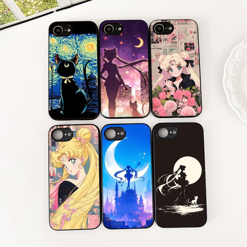 Girl S-Sailors-Cartoon Moon Cover for Samsung Galaxy A36 A55 A26 A05 A06 A14 A50 A51 A53 A54 A12 A13 A23 A35 Coque Phone Case