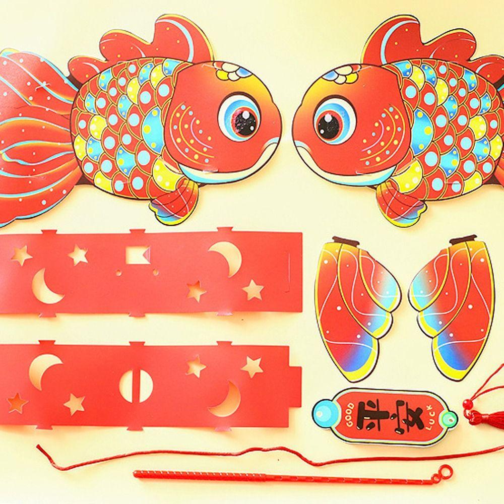 Cartoon Mid-Autumn Rabbit Lantern Handmade LED Lantern Toys Handheld Rabbit Lantern  School Project