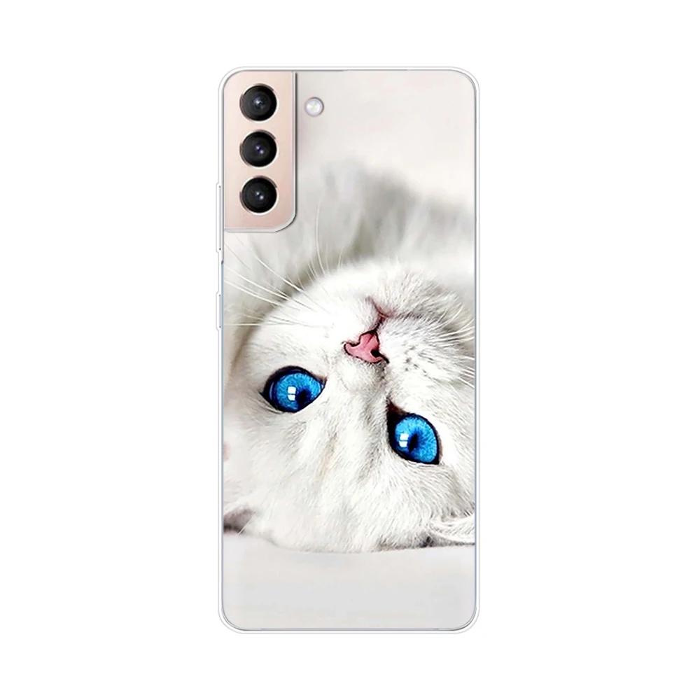 Для Samsung Galaxy S21 S 21 FE Plus Чехол Мягкий ТПУ Задние Чехлы для Телефона Чехол для Samsung S21 Ultra GalaxyS21 Силиконовый Чехол для Телефона