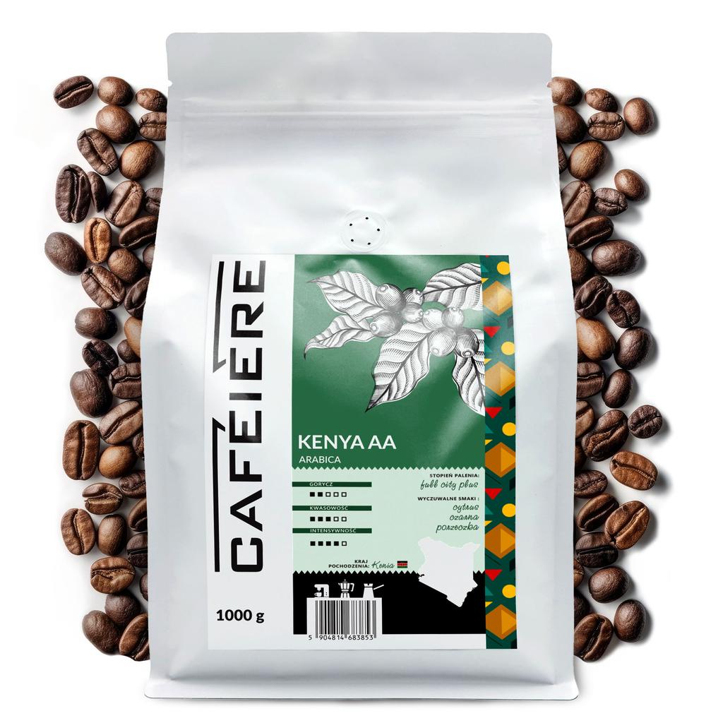 Kawa ziarnista cafeiere arabica kenia aa, 1kg
