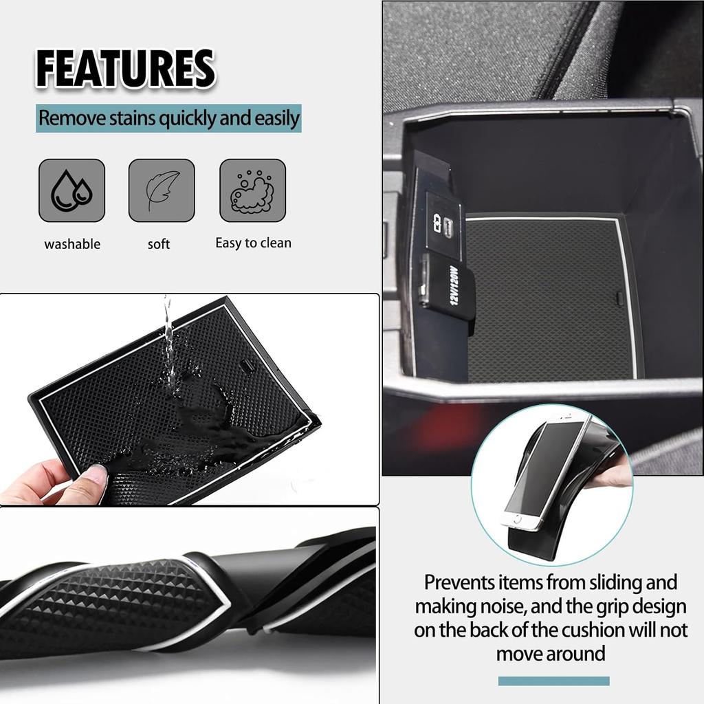 SHAOHAO for 2025 2026 Toyoa Corolla Cross Center Console Mats for 2022-2024 2025 2026 Toyota Corolla Cross Accessories (L/LE/XLE/Hybrid S/Hybrid