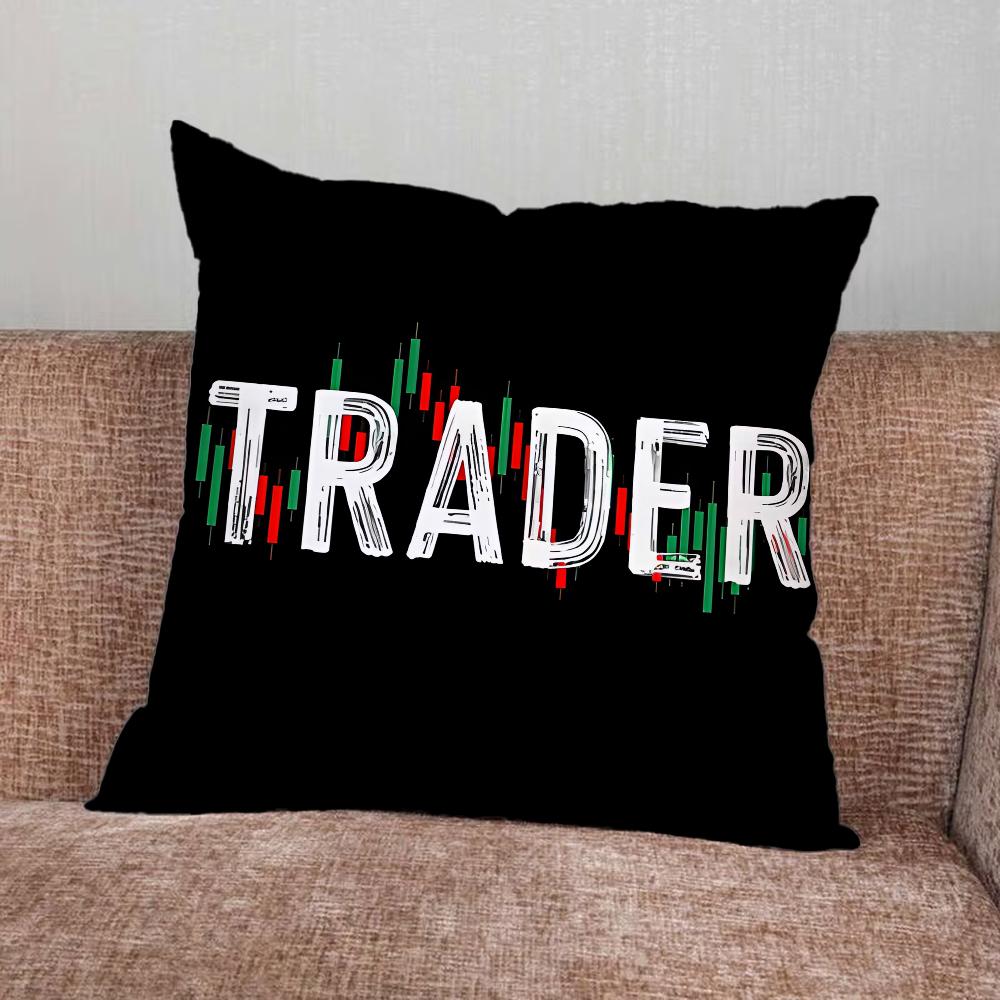 Наволочка для Day Trading Day Trader для дома, спальни, автомобиля, офиса, декора гостиной, чехол на подушку дивана, подходящий