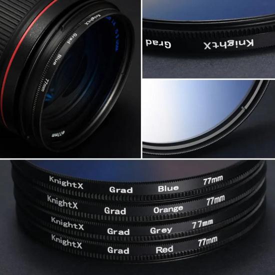Объектив камеры Аксессуары для камеры Цветной фильтр для Canon 49 мм 52 мм 55 мм 58 мм 67 мм 77 мм