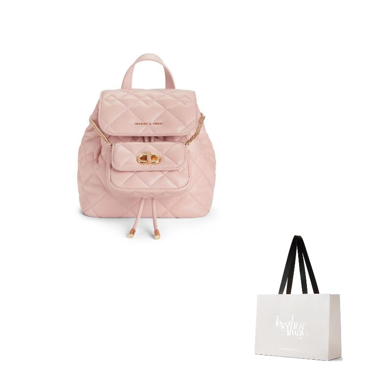CHARLES&KEITH Рюкзак из ПУ Маленький Женский Разноцветный CK2-60151400