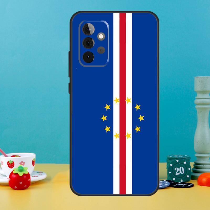 Cape Verde Flag Coat of Arms Case For Samsung Galaxy A52 A32 A12 A14 A34 A54 A13 A33 A53 A73 A50 A70 A71 A51 Back Cover
