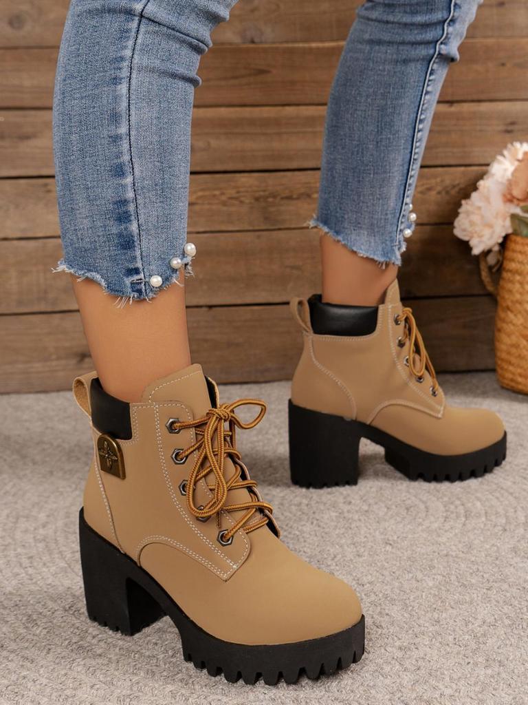 Женские высококачественные ботинки Martin большого размера на шнуровке осень/зима — стильные, легкие, нескользящие, износостойкие