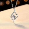 Stylish and Beautiful Classic Necklace Female Korean Version Simple Pendant Flash Zircon Collarbone Chain Necklace