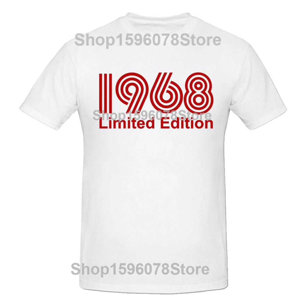 Novelty Awesome 1968 Limited Edition T Shirts Graphic Cotton Streetwear Short Sleeve Birthday Gifts Summer Style T-shirt Men