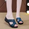 2024 Ladies Shoes Home Slippers Women's Summer Casual Slippers Women Crystal Shoes Women Platform Wedges Solid Hollow Slides
