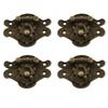 4Pcs Antique Bronze Jewelry Wooden Box Hasps Drawer Latches Decorative Suitcases Hasp Latch Buckle Clasp Hardware Accessories