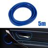 Универсальные автомобильные молдинги, декоративные гибкие полоски 5 м, внутренние автомобильные молдинги, отделка крышки автомобиля, приборная панель, дверь, стайлинг автомобиля