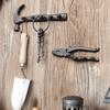 Креативные деревенские чугунные настенные крючки Винтажные DIY Форма плоскогубцев Держатель для ключей Железный настенный Декор Полка Прихожая
