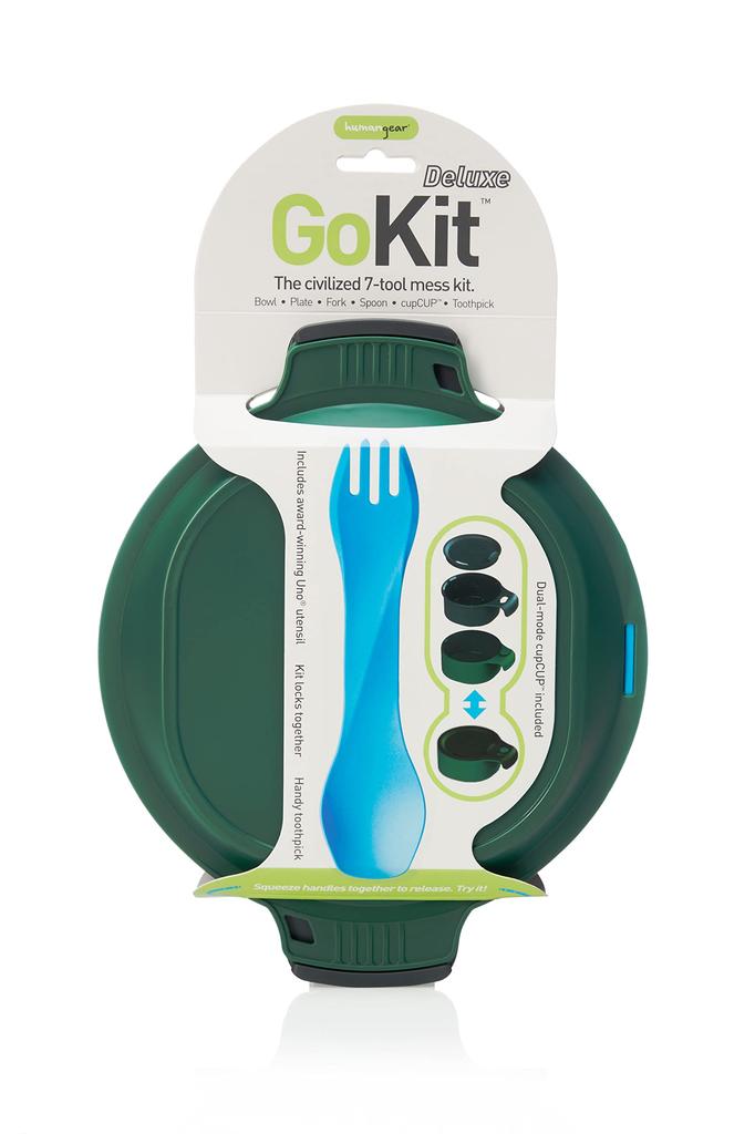 Humangear GoKit 7 Tools Легкий походный набор с переносными изолированными походными принадлежностями и зубочистками Идеально подходит для кемпинга в дороге Deluxe