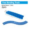 All Kinds of Plastic Rail Train Track Parts Accessories Curve/Straight/Block/Bridge Tracks Gift for Boy Toys X2