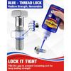 LOOLIFL Blue thread locking adhesive, medium strength, suitable for nuts, bolts, anaerobic curing adhesive to prevent loosening