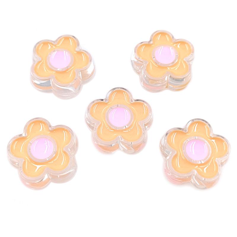 Прозрачный материал ручной работы «сделай сам», 5 шт. для ожерелья, капли масла, большие сливовые бусины, модные ювелирные аксессуары, изготовление браслетов