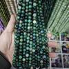 Натуральные зеленые слюдяные круглые бусины 4-10 мм для изготовления браслетов и украшений своими руками
