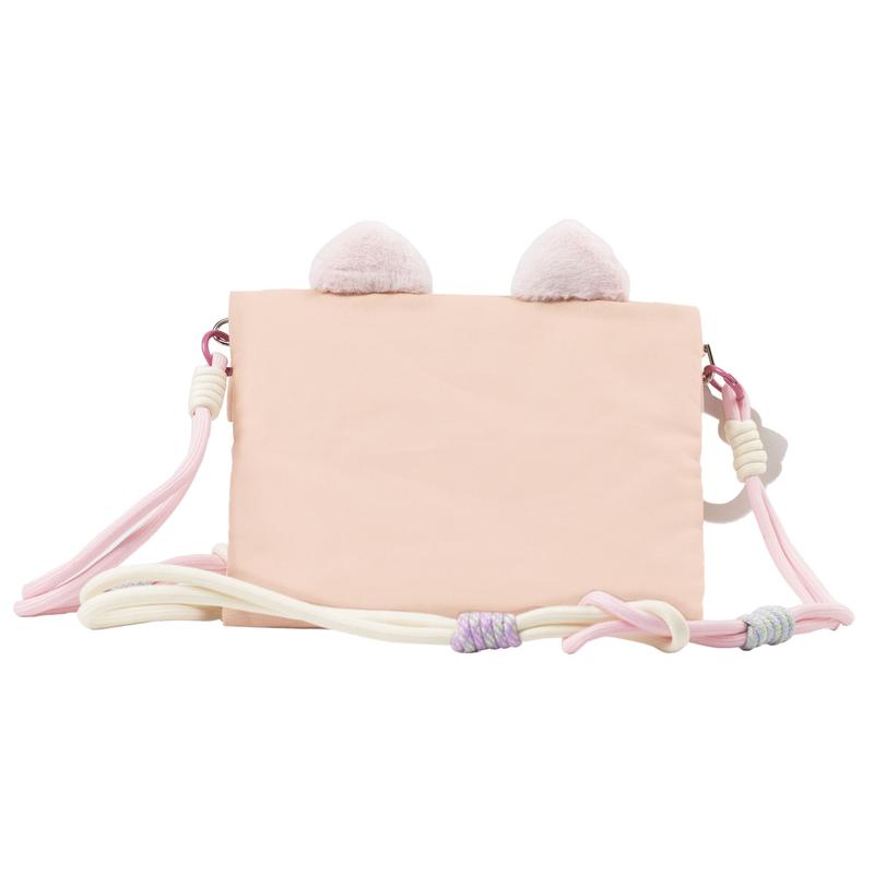 Gucci Cosmetic bag/toiletry bag [Customized bag] Canvas cute kitten, childish, soft, delicate, cute Pink canvas bag without gift box gift bag