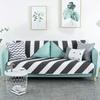 All Cotton Fabric Anti Slip Sofa Mat Black and White Minimalist Modern All-season Universal Full Cover Sofa Towel Sofa Cover