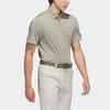 Adidas Go-To Polo Solid Logo Collar Sports Short Sleeve Polo Shirt Men Polo Shirts Pebble-Grey HS1110