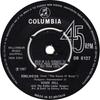 7-дюймовая пластинка ВИНС ХИЛЛ - Эдельвейс DB8127 Columbia 1967 UK Саундтреки и мюзиклы Б/У