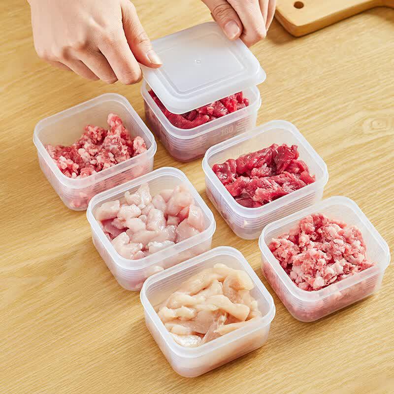 Японский стеклянный контейнер ZISIZ для замораживания и хранения продуктов