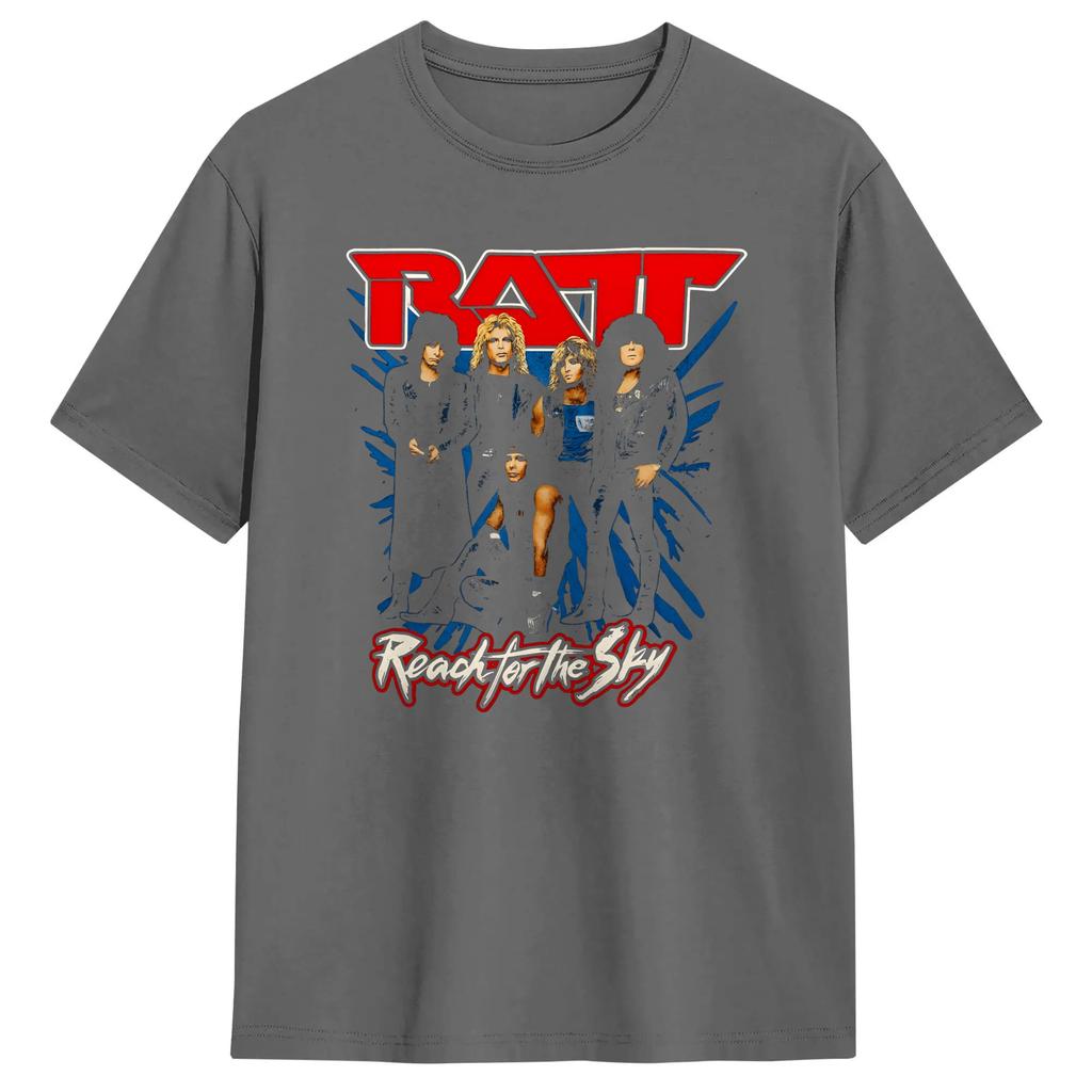 Streetwear T Shirt Summer Hair Metal Ratt Band Art Fashion TShirts Cotton Tee Shirt Y2K Funny Printed Short Sleeve Tees