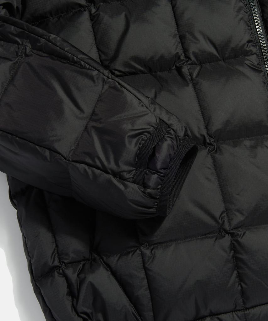 Espionage Hooded Light Down Jacket Black