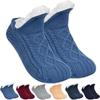 Velvet V-Mouth Fluffy Slipper Socks Antiskid Sleep Socks New Warm Socks  Unisex