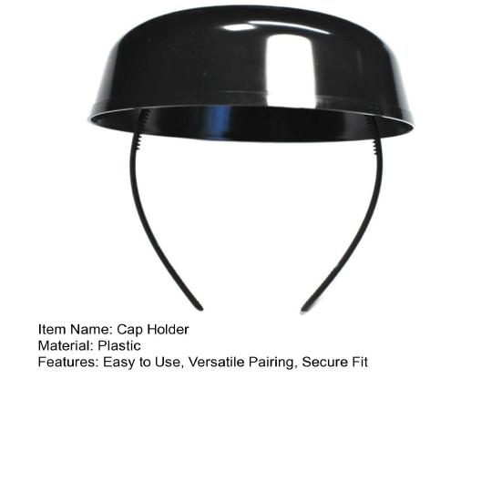 Держатель для выпускного колпачка, простой в использовании, безопасный аксессуар для выпускного колпачка, удобная посадка, повязка для волос, предотвращающая выпадение волос