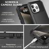 Чехол для iPhone 17 16 15 14 13 12 11 Pro Max XS XR 8 7 Plus SE Металлический Прочный 360 Полная Защита Корпуса Ударопрочный Бронированный Защитный Чехол