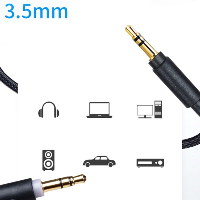 Черный удлинительный кабель для наушников WH1000XM3 1000XM4 Кабель для наушников Сверхпрочный кабель для наушников 59,06 дюйма