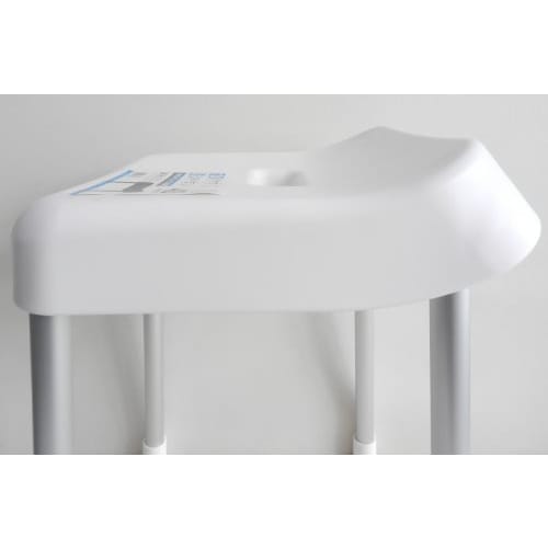 Pearl Metal Style Pure Bath Stool, 40cm, White, H-4338