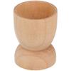 Wooden Egg Cups - Hourglass - Ø 4.5 Cm X 5.8 Cm - 6 Pcs