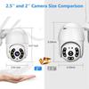 Icsee 400w 4MP Surveillance Waterproof  IP Camera CCTV Security Cam IR+Full Color Night Vision Webcam Surveillance Monitor Support Onvif