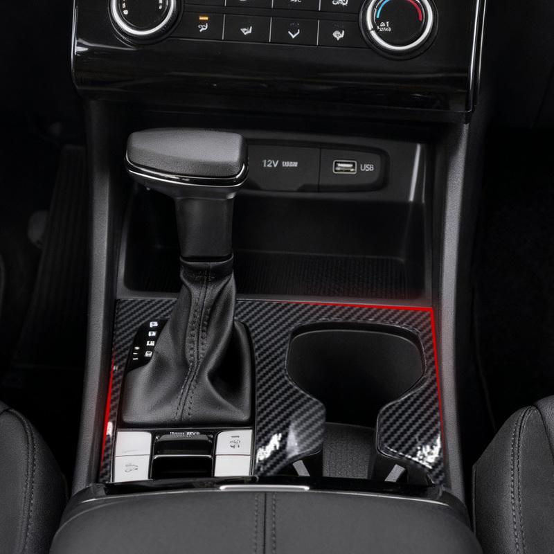 For Hyundai Tucson Interior Accessories 2024 (LHD) Center Console Decoration Frame Cover Gear Shift Panel Trim