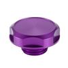 A ABSOPRO Car Filler Cap Engine Retrofit Tank Cover for Most Models Aluminum Alloy Purple